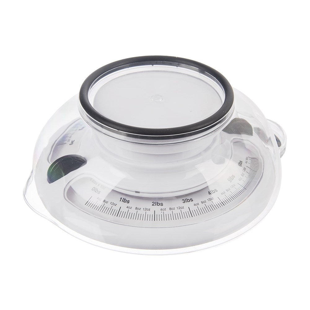 Mechanical Kitchen Scale with Removable Bowl