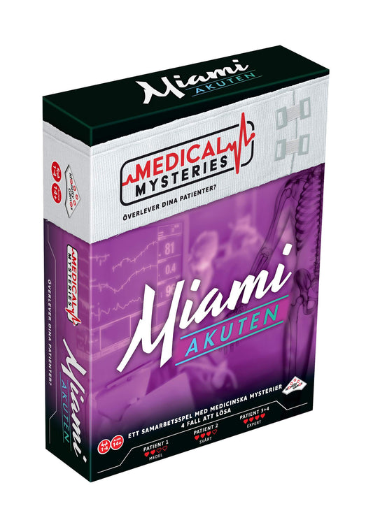 Medical Mystery Game Set, 4 Games, 1-4 Players, Ages 14+