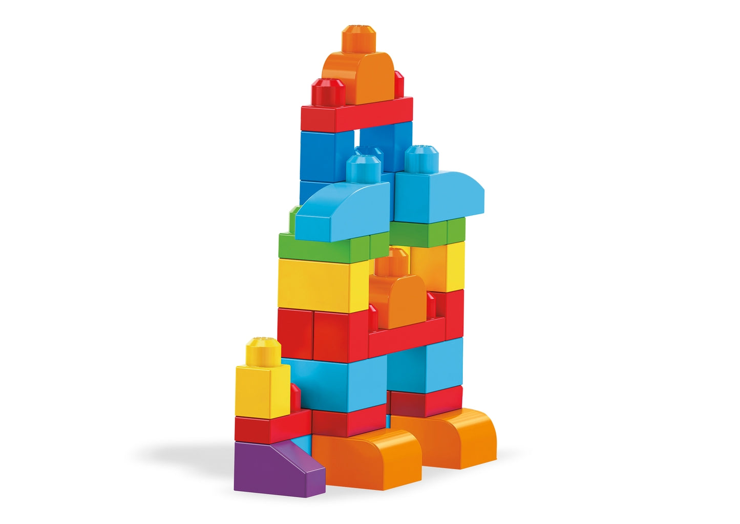 Mega Bloks Big Building Bag Blue 60 Pcs