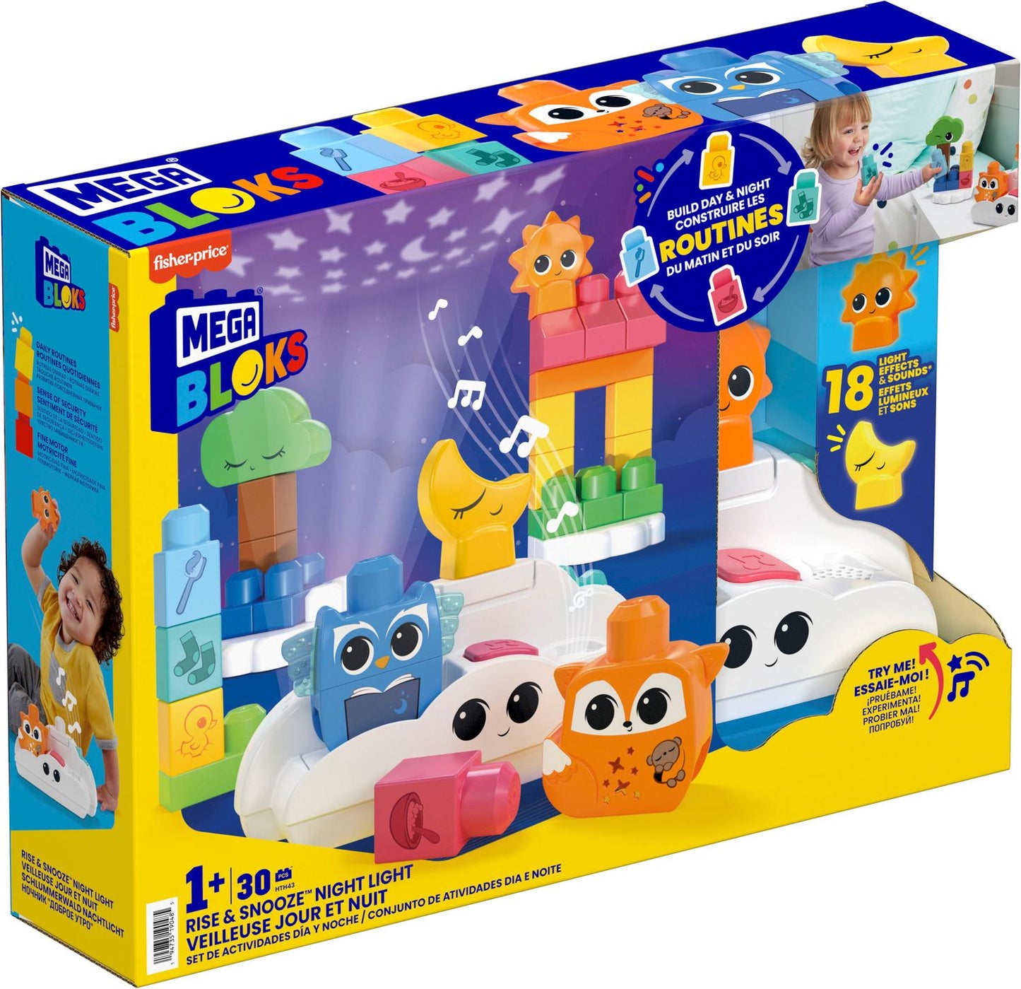 Mega Bloks Rise & Snooze Night Light