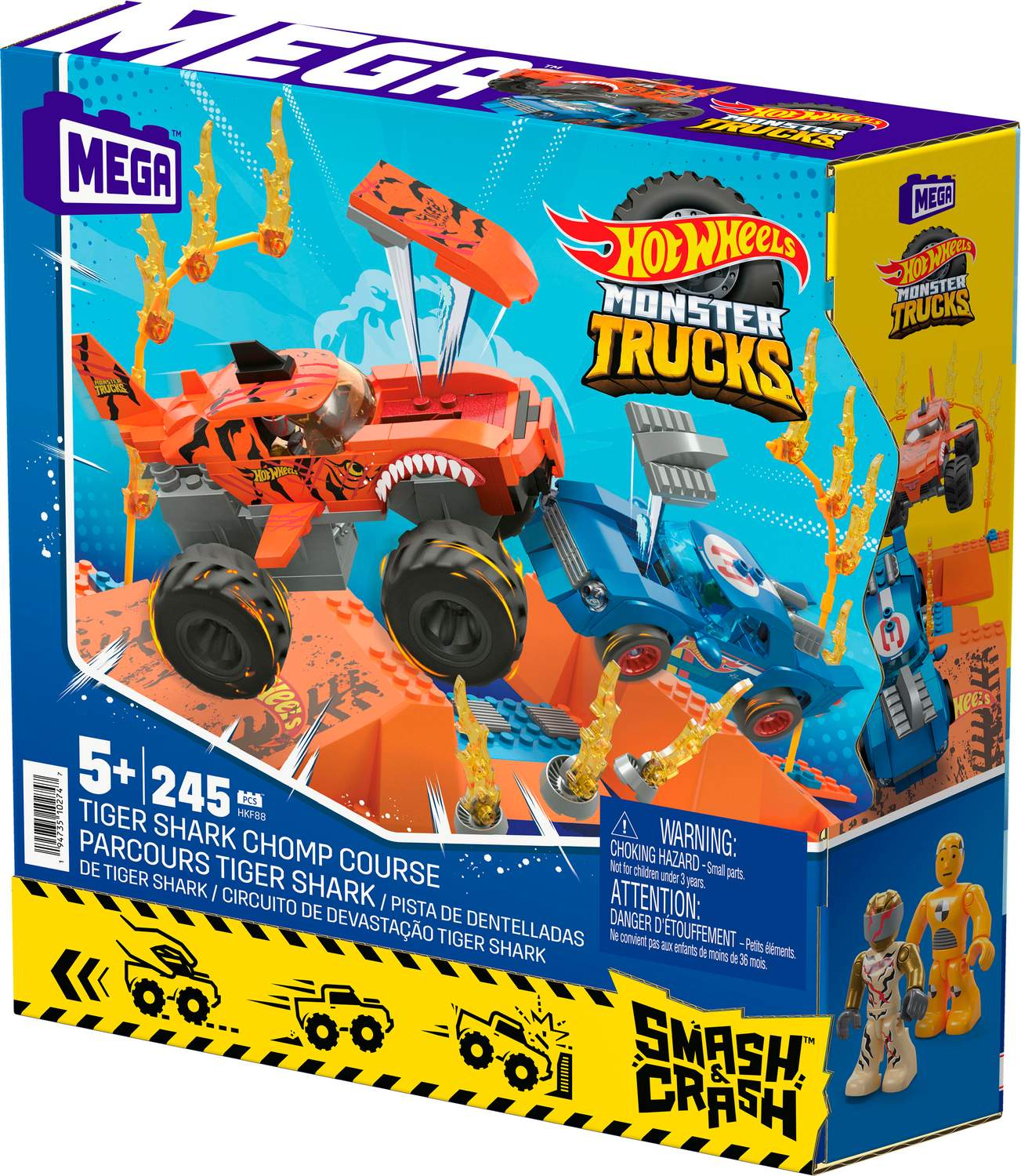 Mega Hot Wheels Tiger Shark Chomp Course
