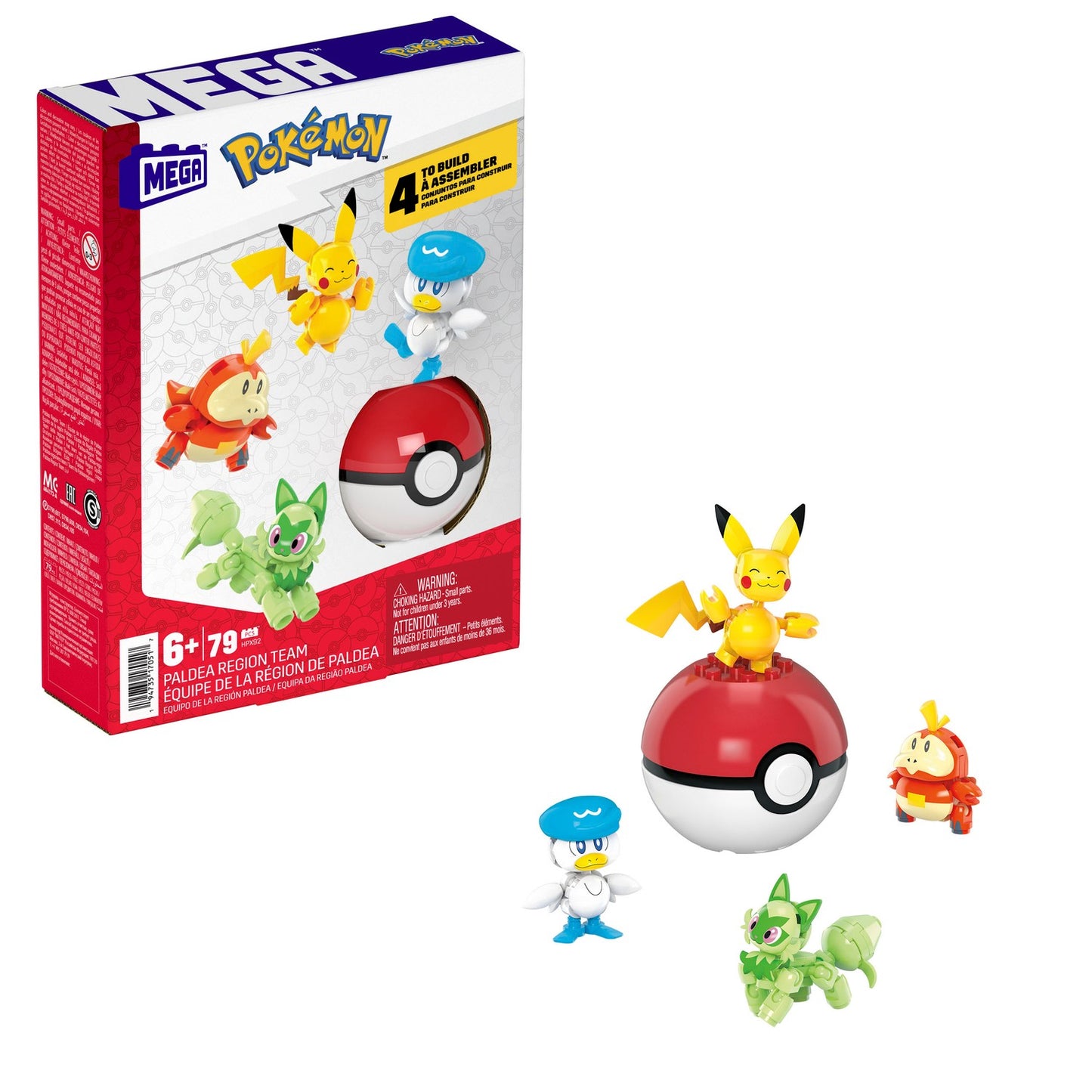 Mega Pokémon Paldea Region Building Set