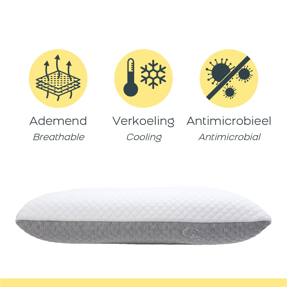 Memory Foam Pillow with ActivAir Technology