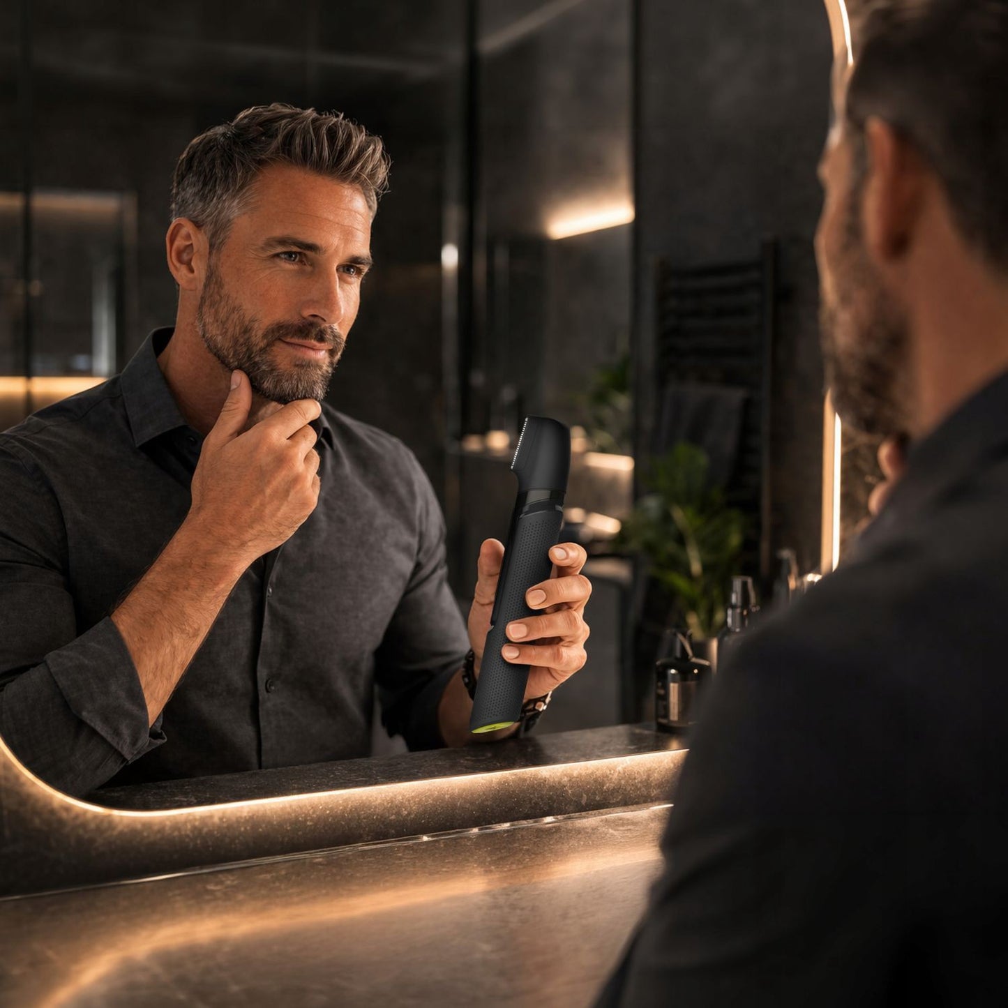 Men's 8-in-1 Cordless Trimmer, Face & Body, Wet & Dry