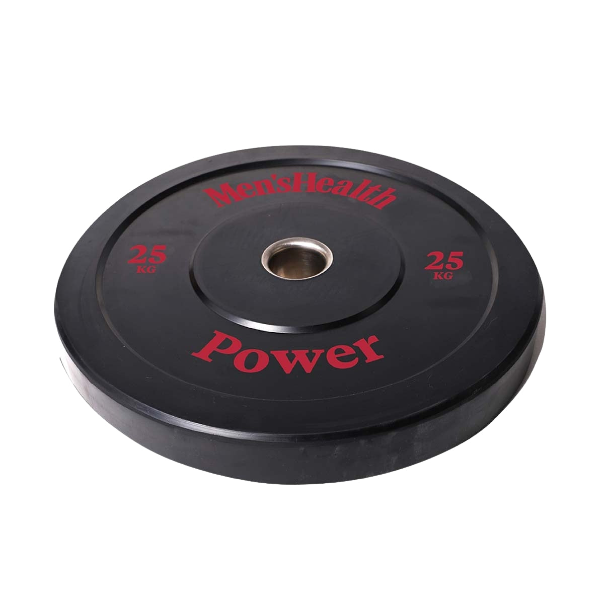 Men's Health Bumper Plate, 25KG Rubber Coated