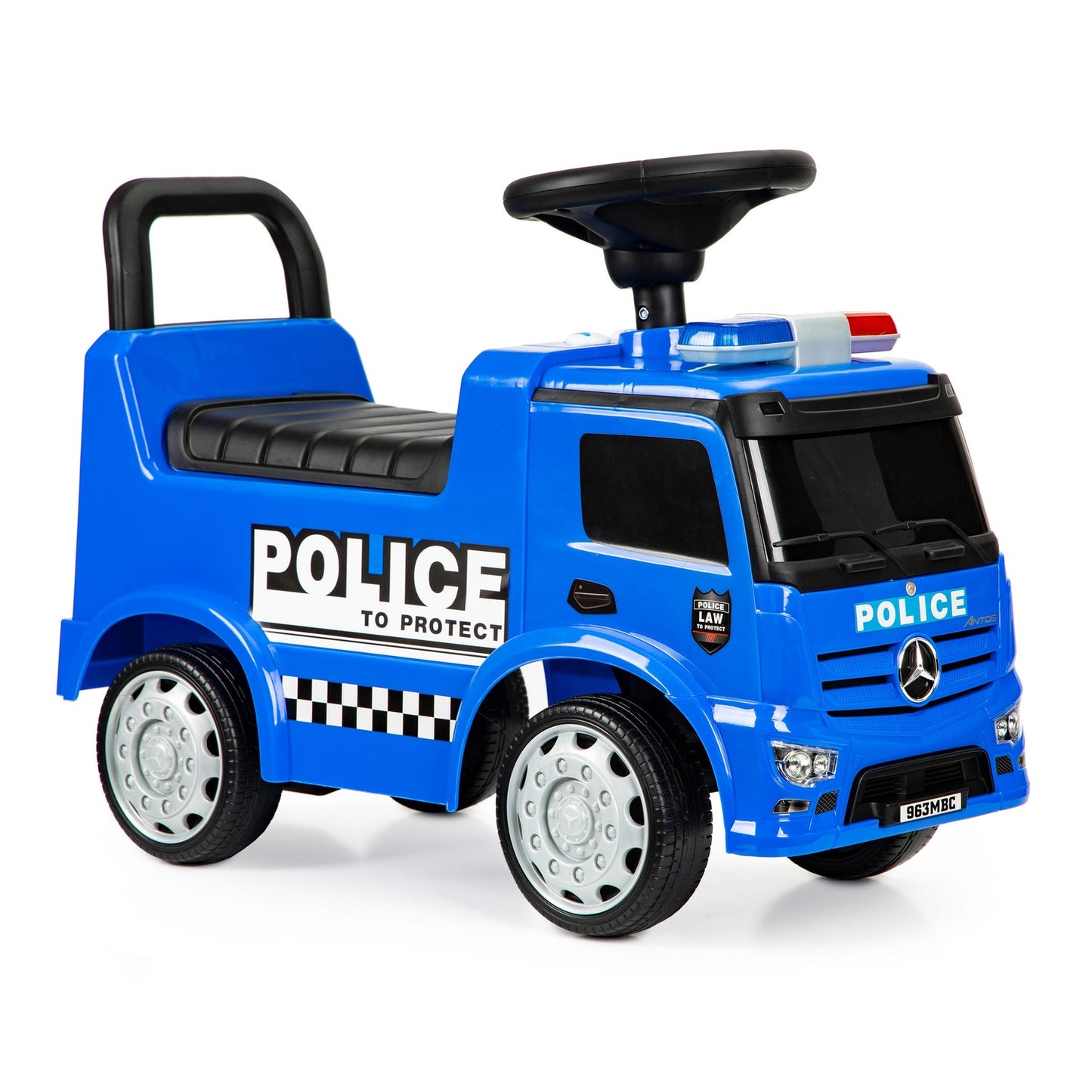 Mercedes Police ride-on walker + led