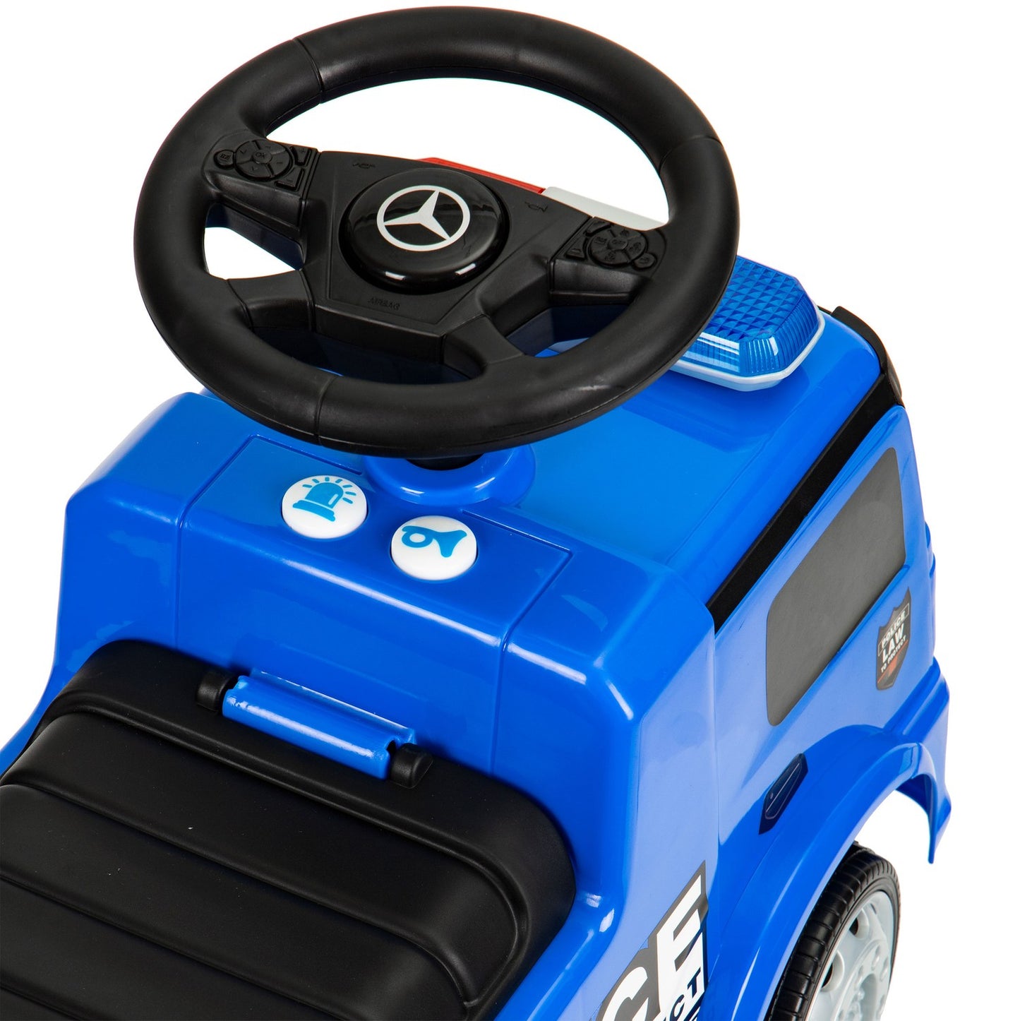 Mercedes Police ride-on walker + led