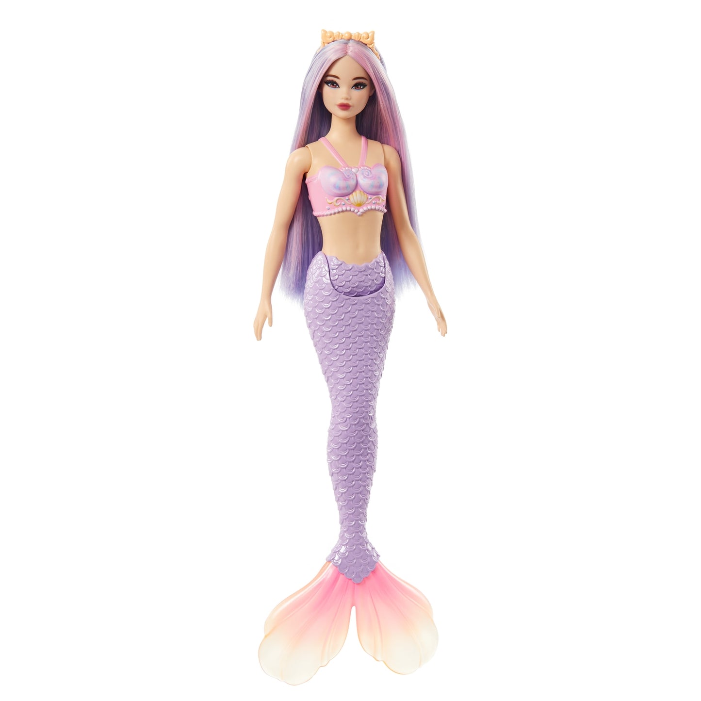 Mermaid Doll with Shell Top and Turquoise Fin