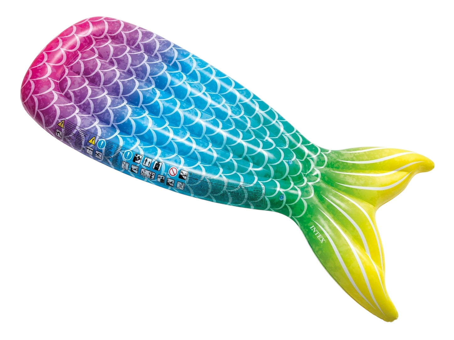 Mermaid tail beach inflatable mattress 178 x 71 x 18 cm INTEX 58788