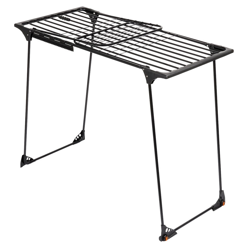 Metal Clothes Drying Rack, Black, Extendable XXL Size