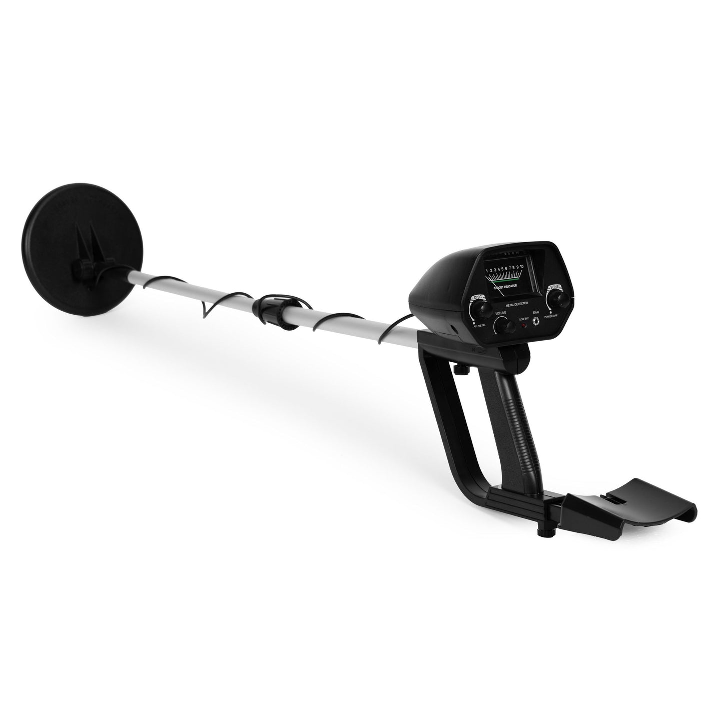 Metal Detector with 2 Modes, Waterproof Coil, Adjustable Shaft