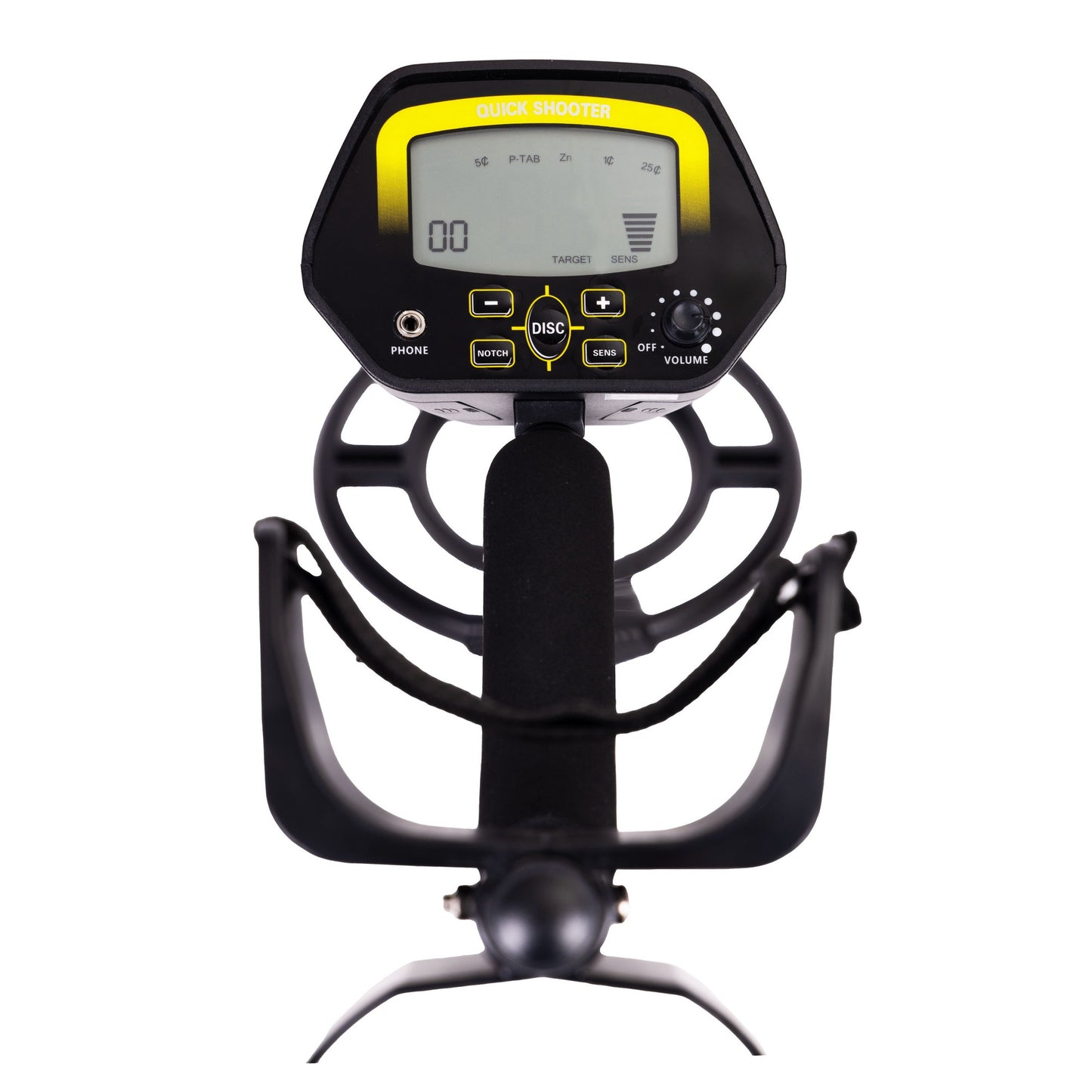 Metal Detector with LCD, 3 Modes, Waterproof Coil