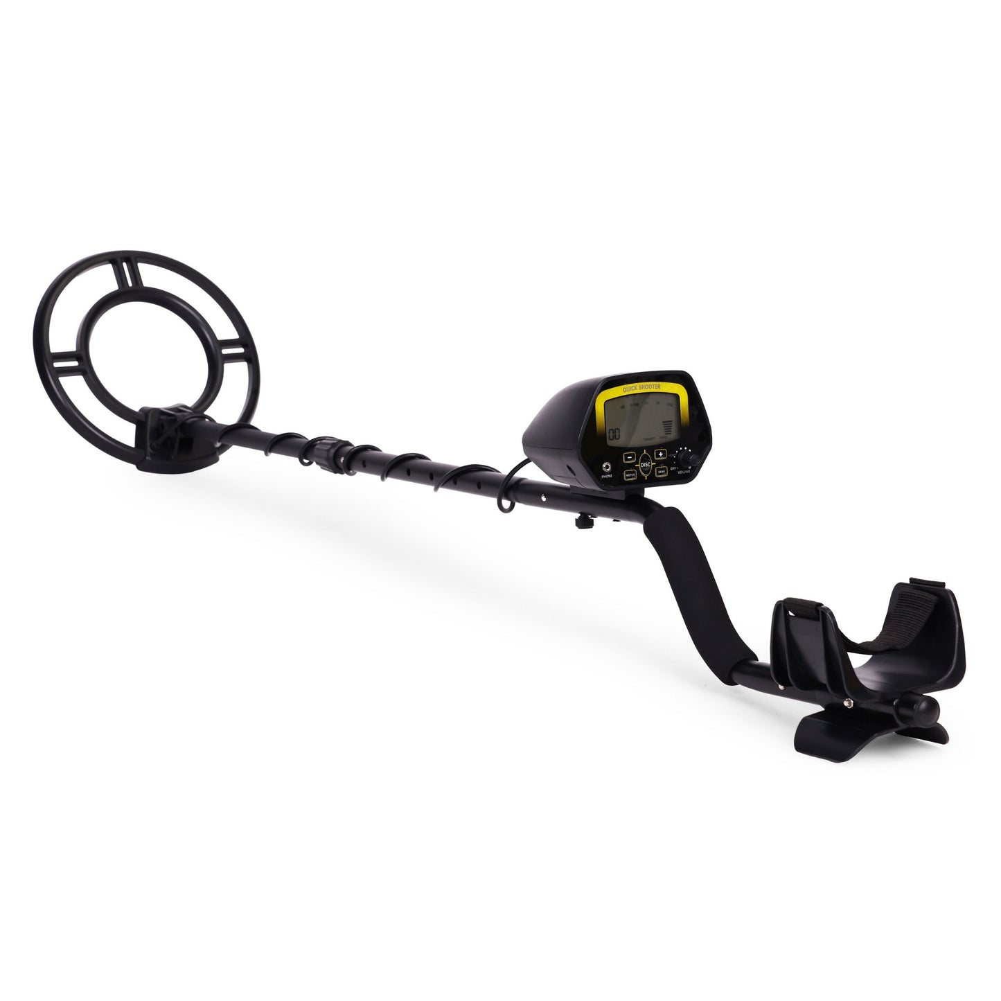 Metal Detector with LCD, 3 Modes, Waterproof Coil