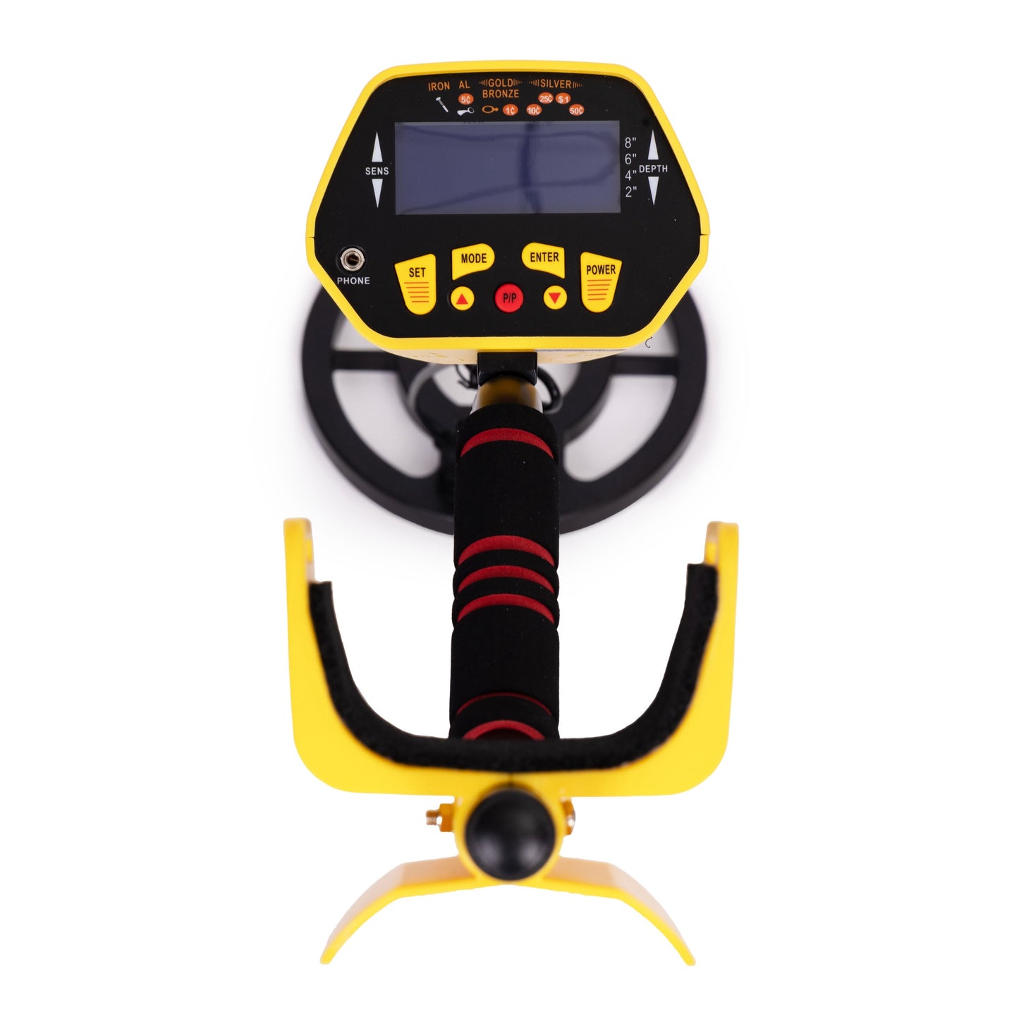 Metal Detector with LCD, 3 Modes, Waterproof Coil