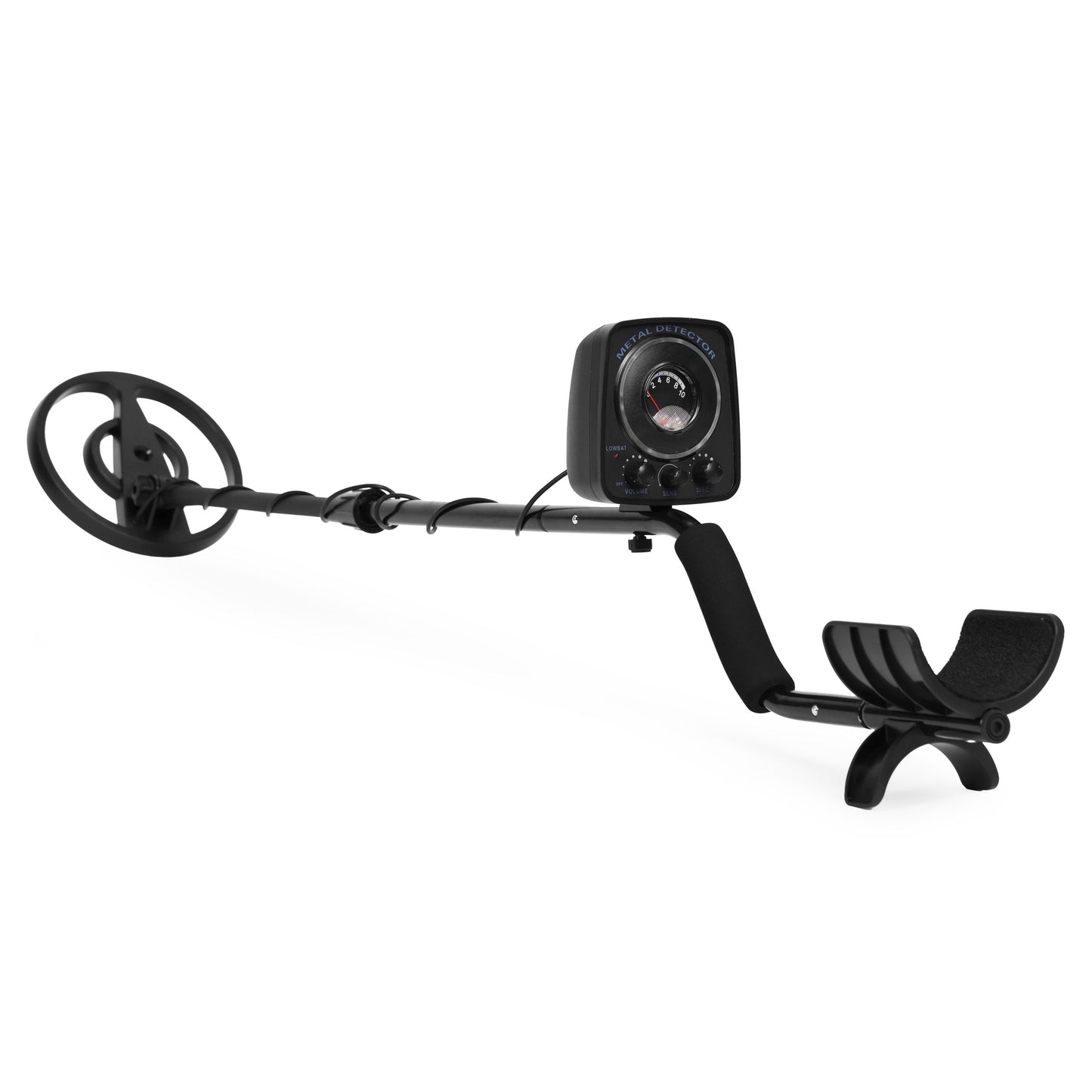 Metal Detector with Waterproof Coil, 2 Modes, Adjustable Shaft