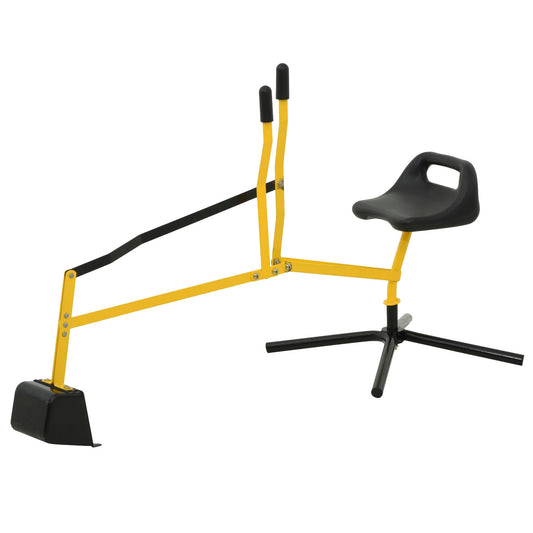 Metal Excavator Toy, Steerable, 40x35x80cm, Ages 3+