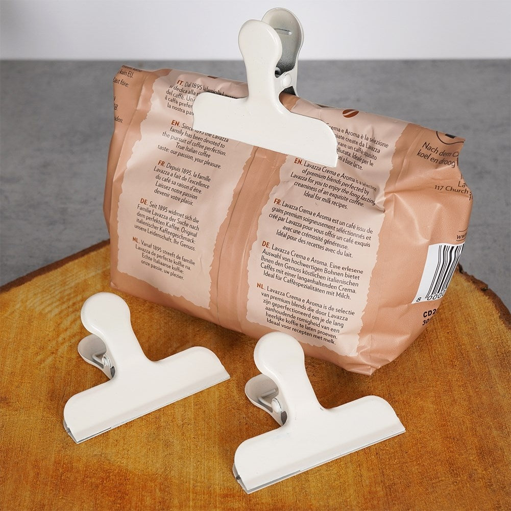 Metal Easter Clips: White, Closes Food Bags Tightly