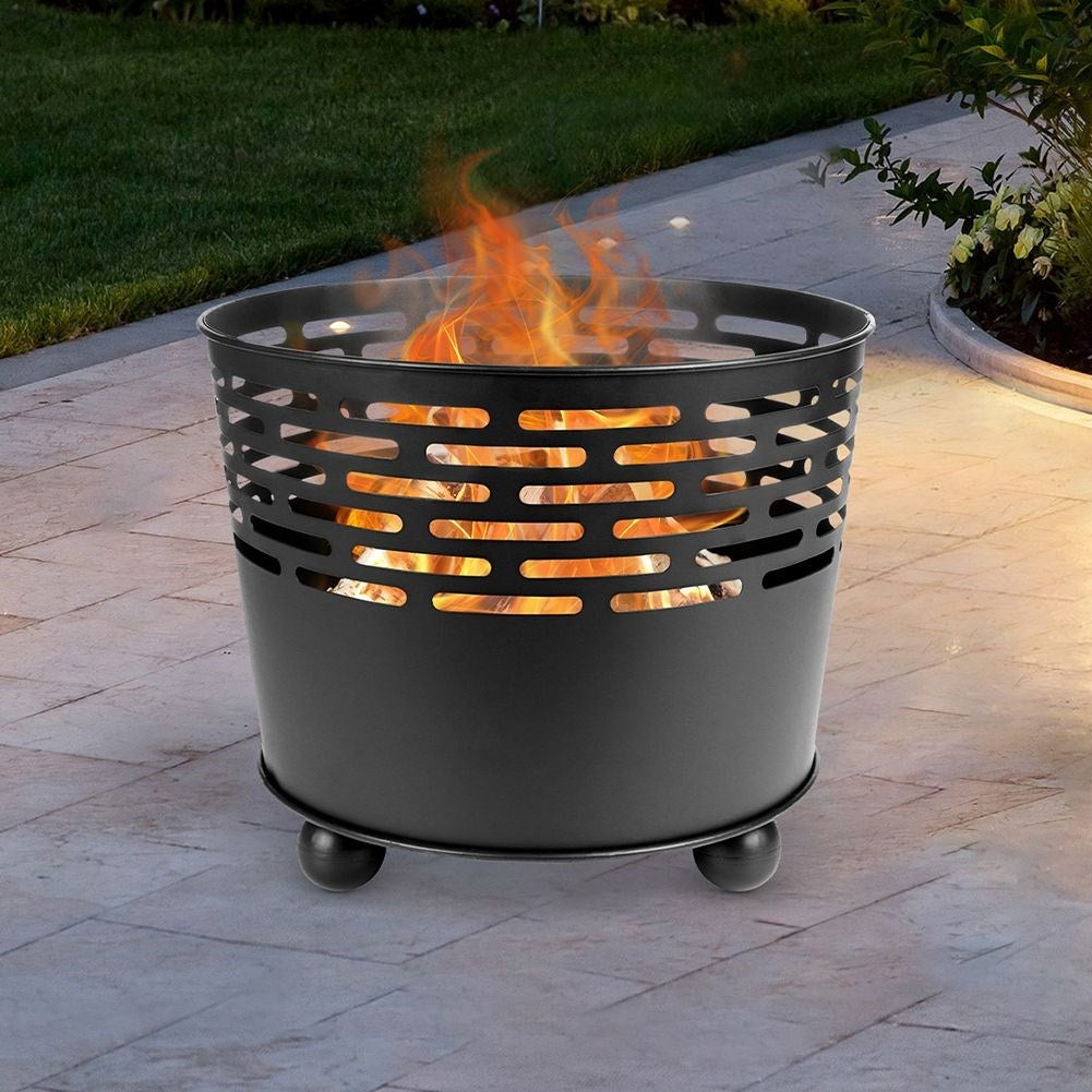 Metal Fireplace with 39 cm Diameter for Garden