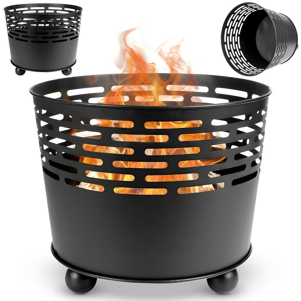 Metal Fireplace with 39 cm Diameter for Garden