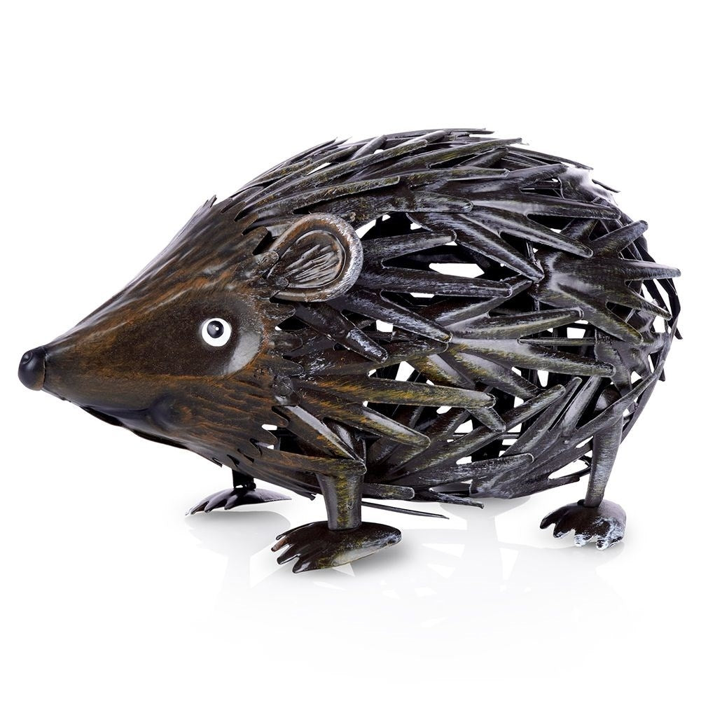 Metal Hedgehog: Unique Garden Figure for Balcony and Terrace
