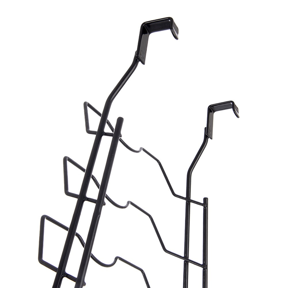 Metal Lid Holder, Black, Wall-Mounted, Space-Saving