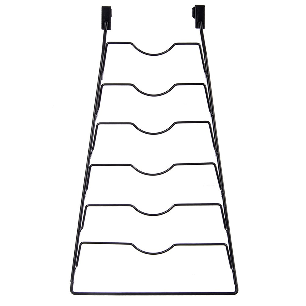 Metal Lid Holder, Black, Wall-Mounted, Space-Saving