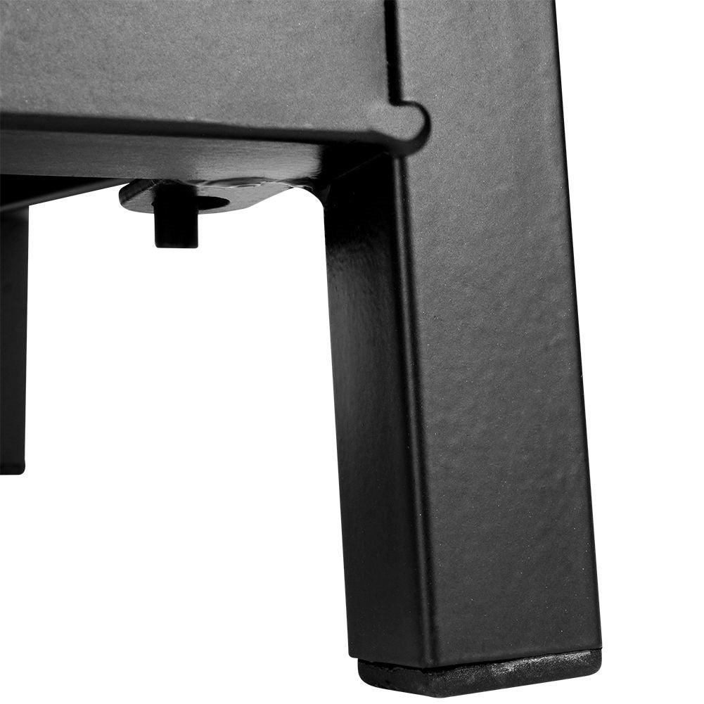 Metal Rack for Firewood in Black - Loft Style Decor and Storage