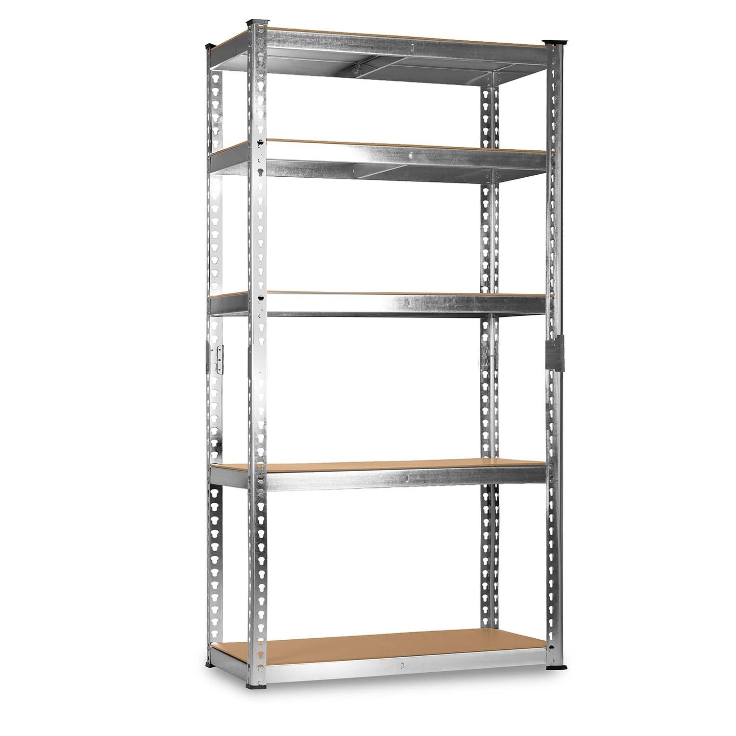 Metal Storage Shelf, 183x90x40 cm, 5 MDF Shelves