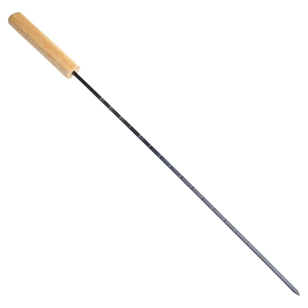 Metal barbecue skewer set with non-stick for vegetables and meat