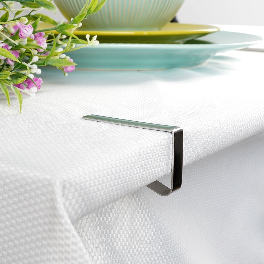 Metal clips for tablecloths - Stability for all tablecloths