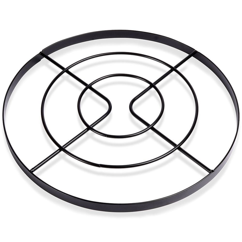 Metal coasters protect tables from hot pots and pans
