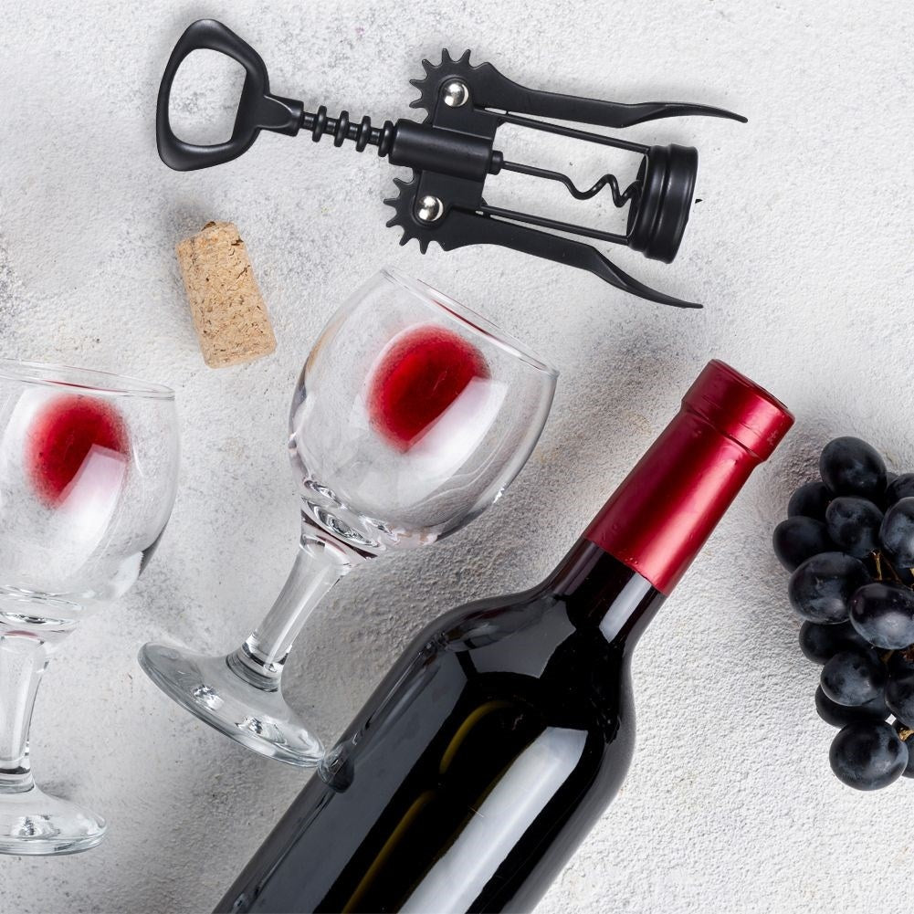 Metal cork screw: Quick and easy bottle opening