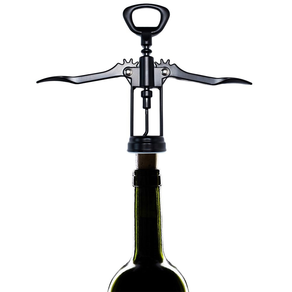 Metal cork screw: Quick and easy bottle opening