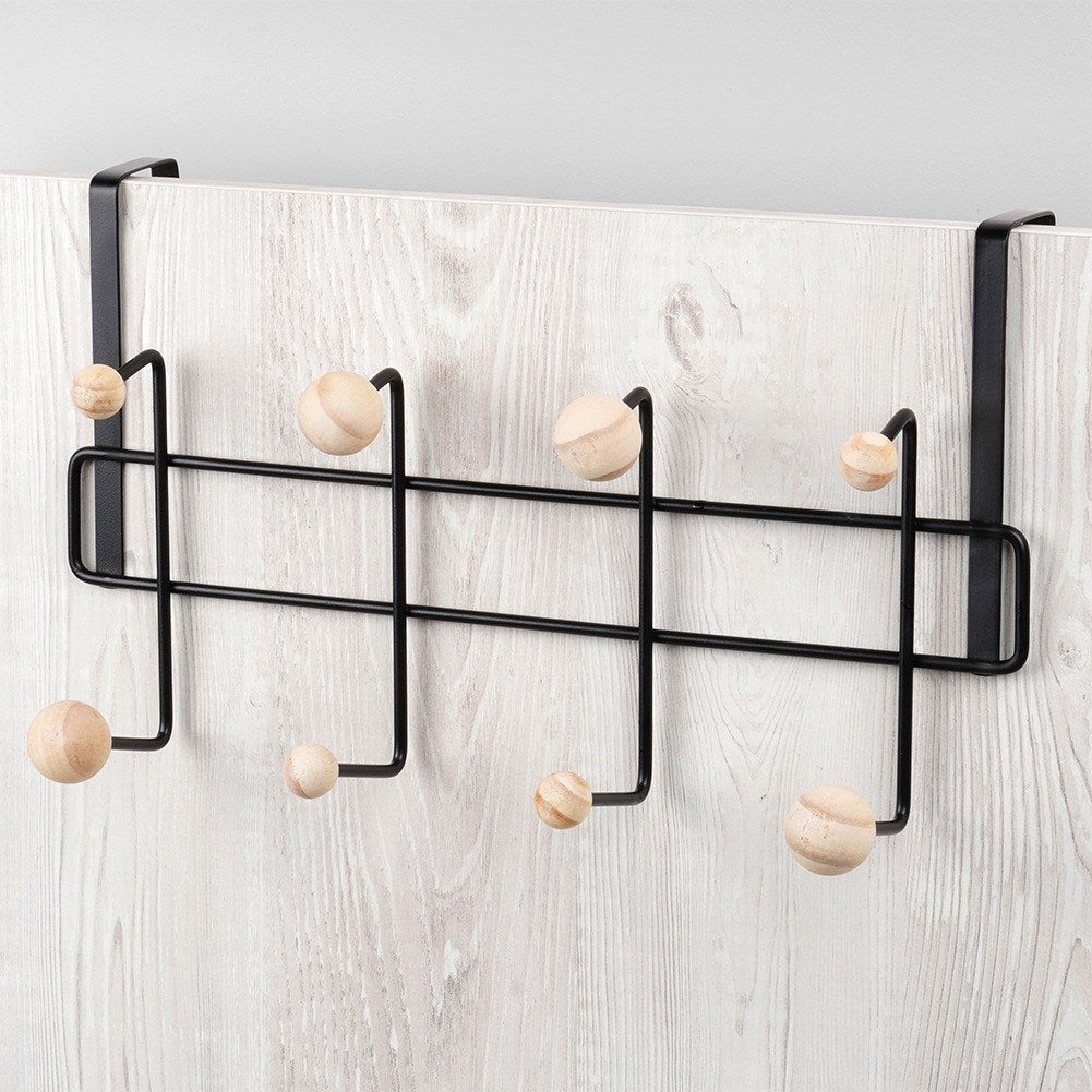 Metal door hanger black 37 cm