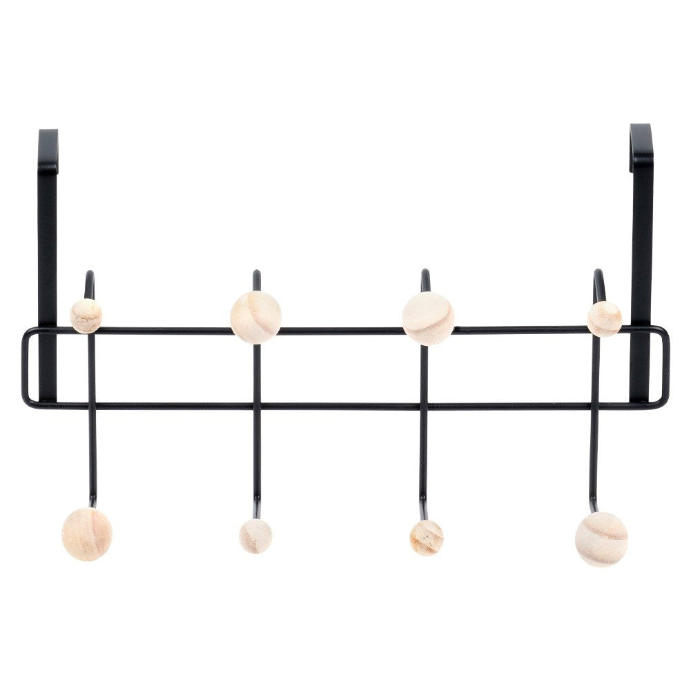 Metal door hanger black 37 cm