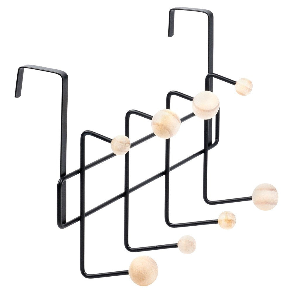 Metal door hanger black 37 cm