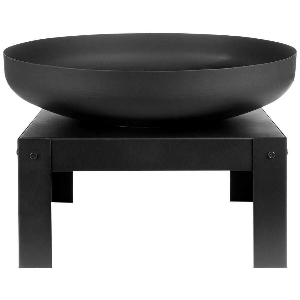 Metal fireplace, 50 cm diameter, elegant base for the garden