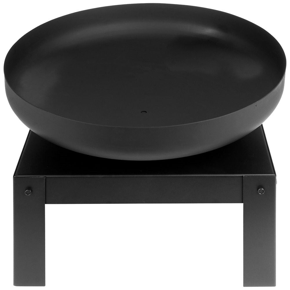 Metal fireplace, 50 cm diameter, elegant base for the garden