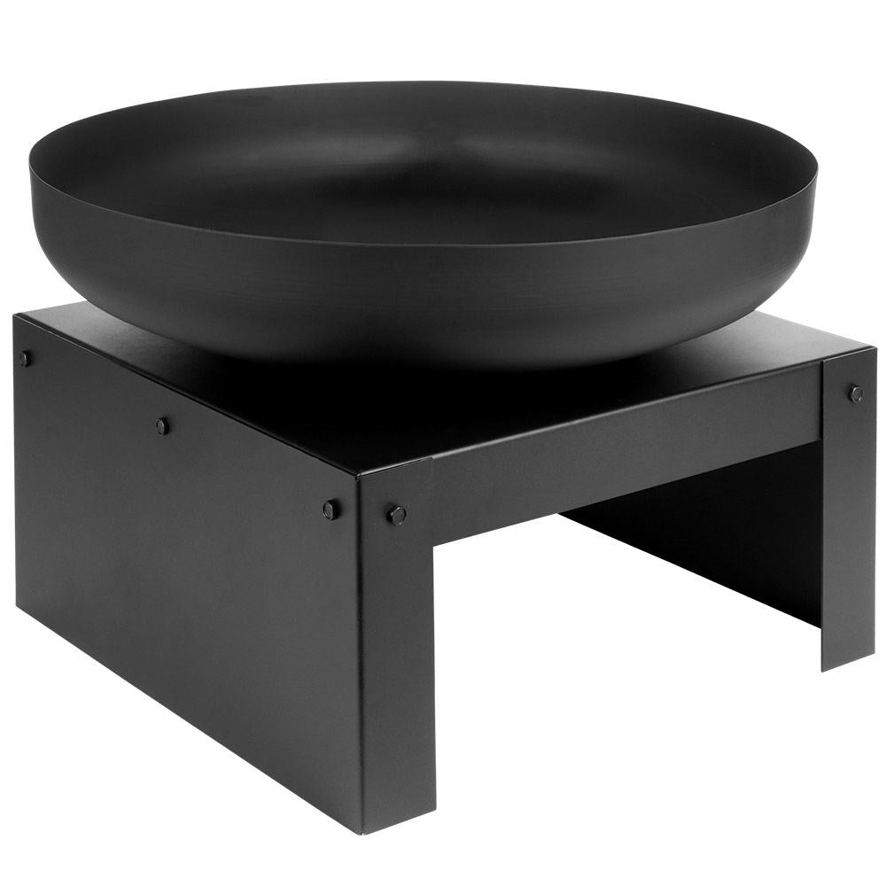 Metal fireplace, 50 cm diameter, elegant base for the garden
