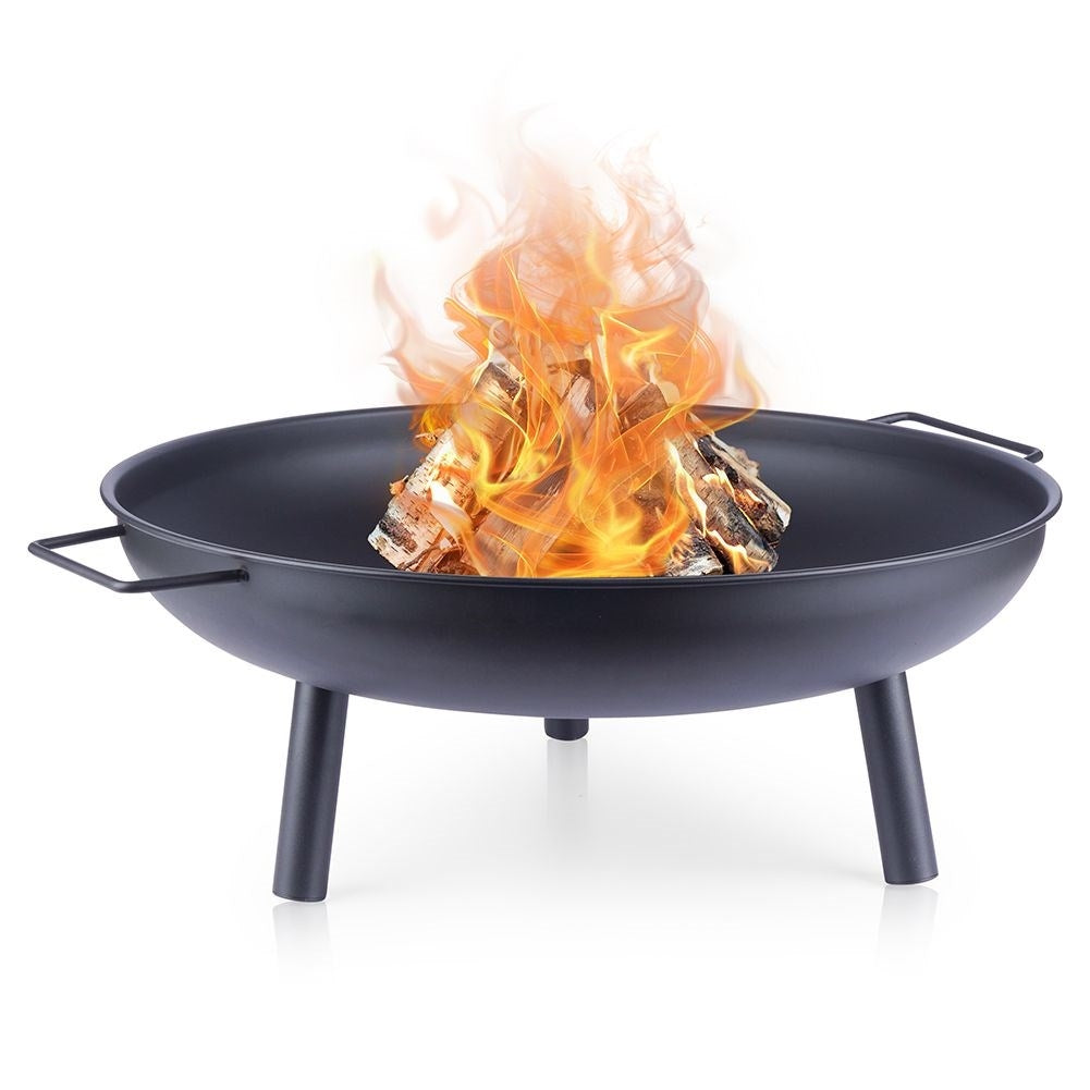 Metal fireplace with handle - Safe for garden & terrace