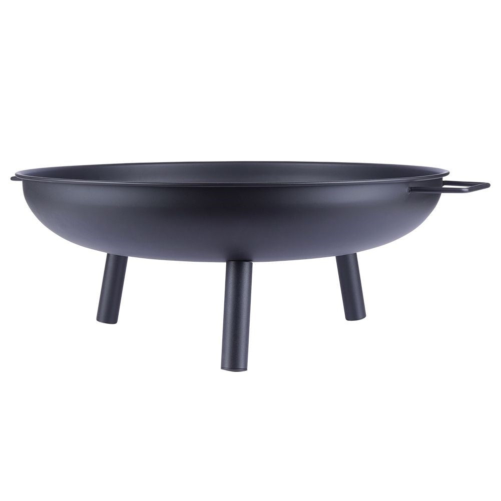 Metal fireplace with handle - Safe for garden & terrace