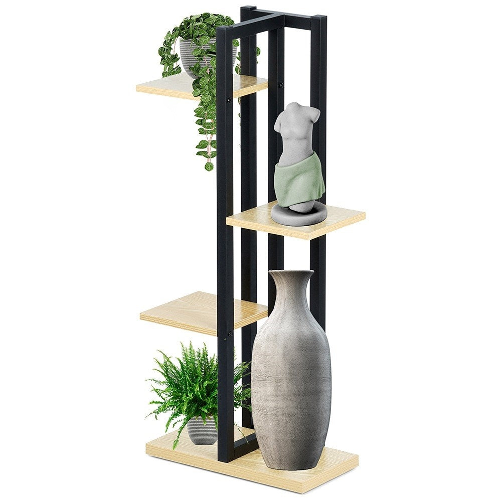Metal flower stand, 5 places, industrial style