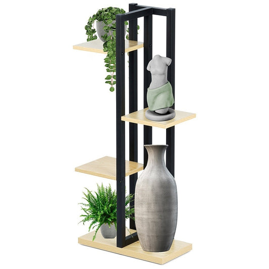 Metal flower stand, 5 places, industrial style