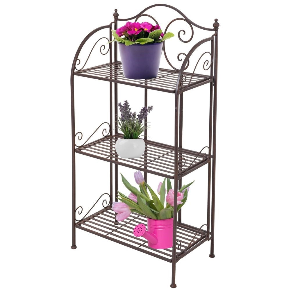 Metal flower stand for Home, Balcony, Terrace and Office