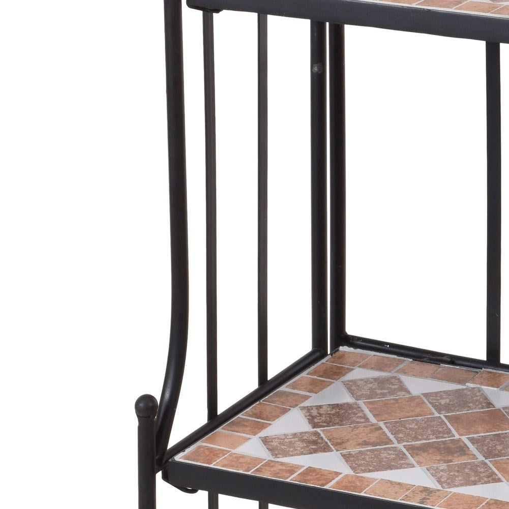 Metal flower stand for plants - Perfect for home & balcony