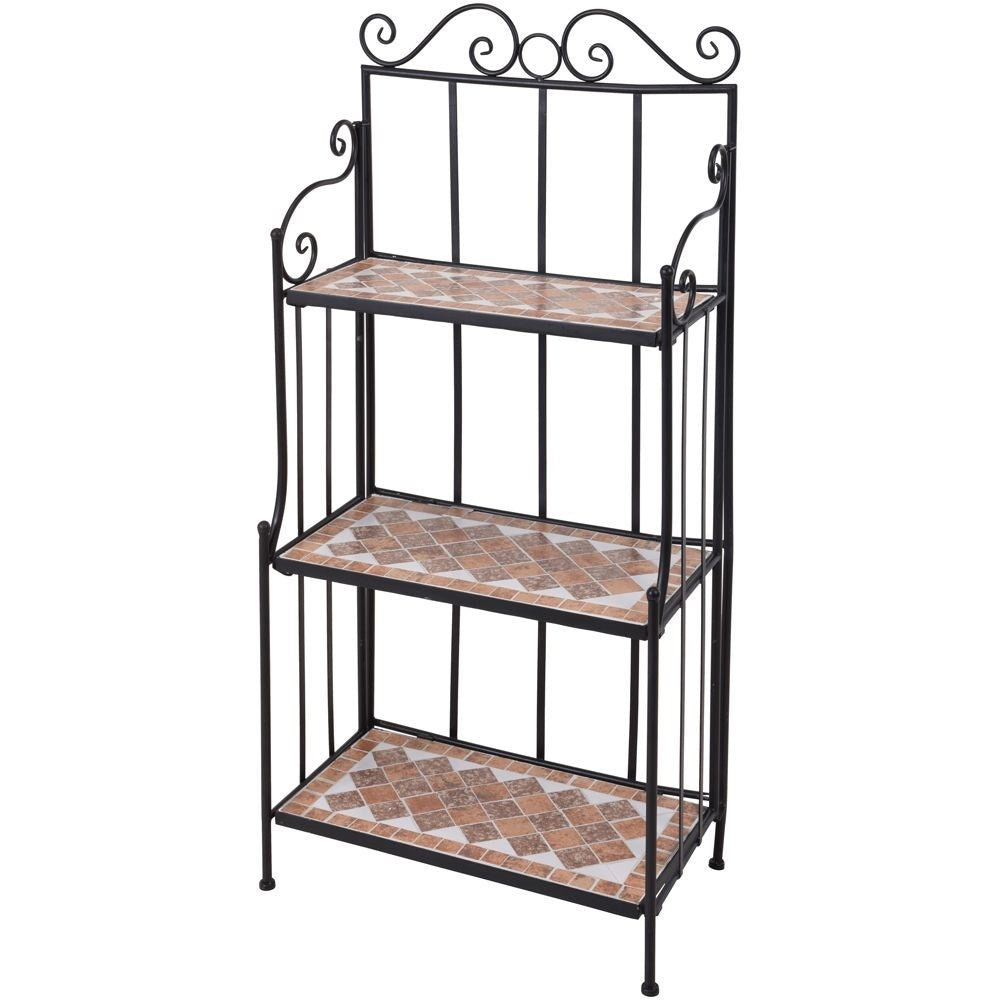 Metal flower stand for plants - Perfect for home & balcony