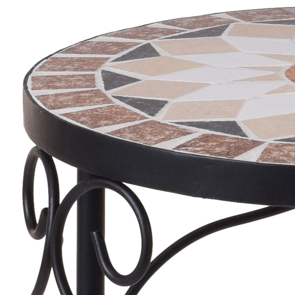 Metal flower stand for potted plants in home and garden