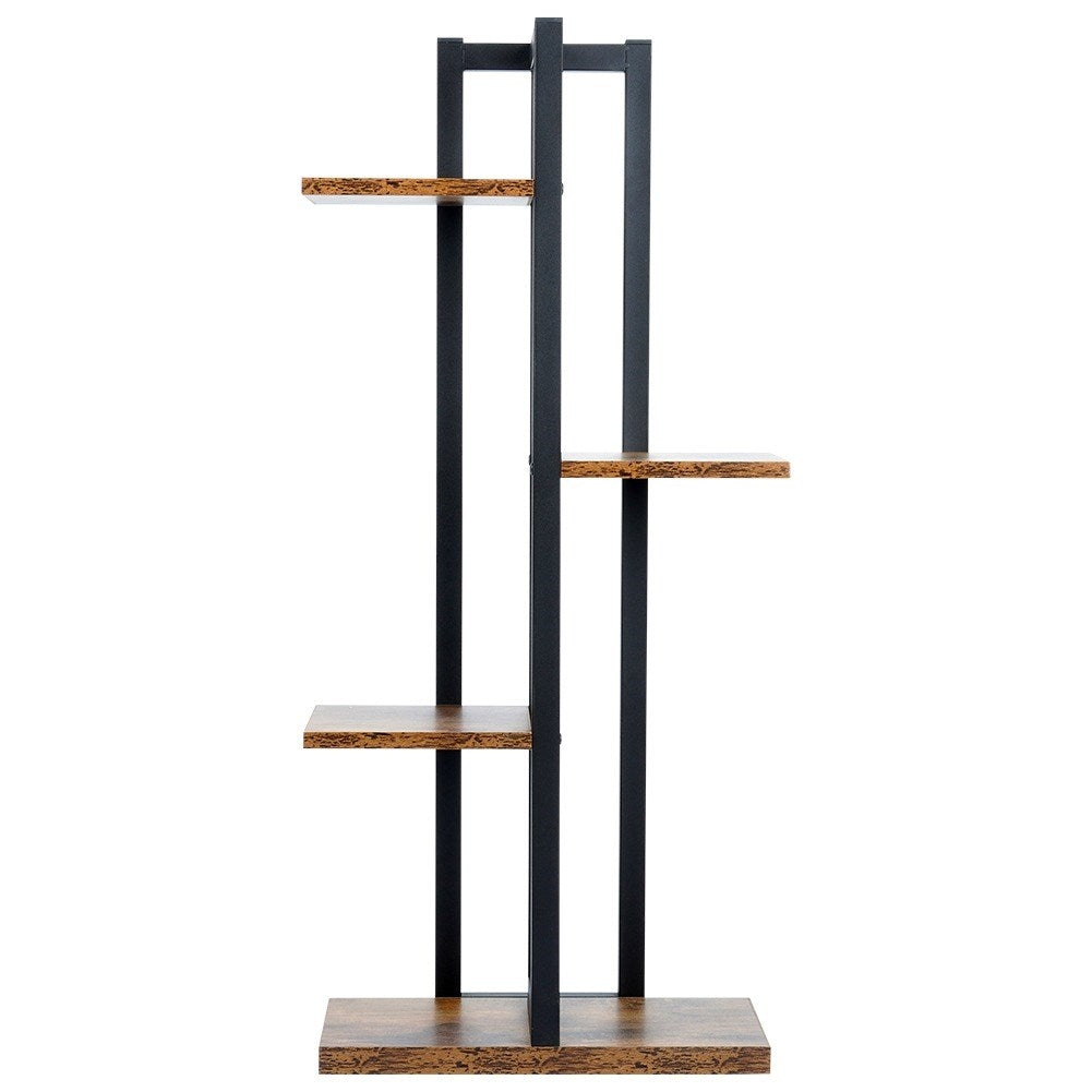 Metal flower stand with 5 places and industrial style