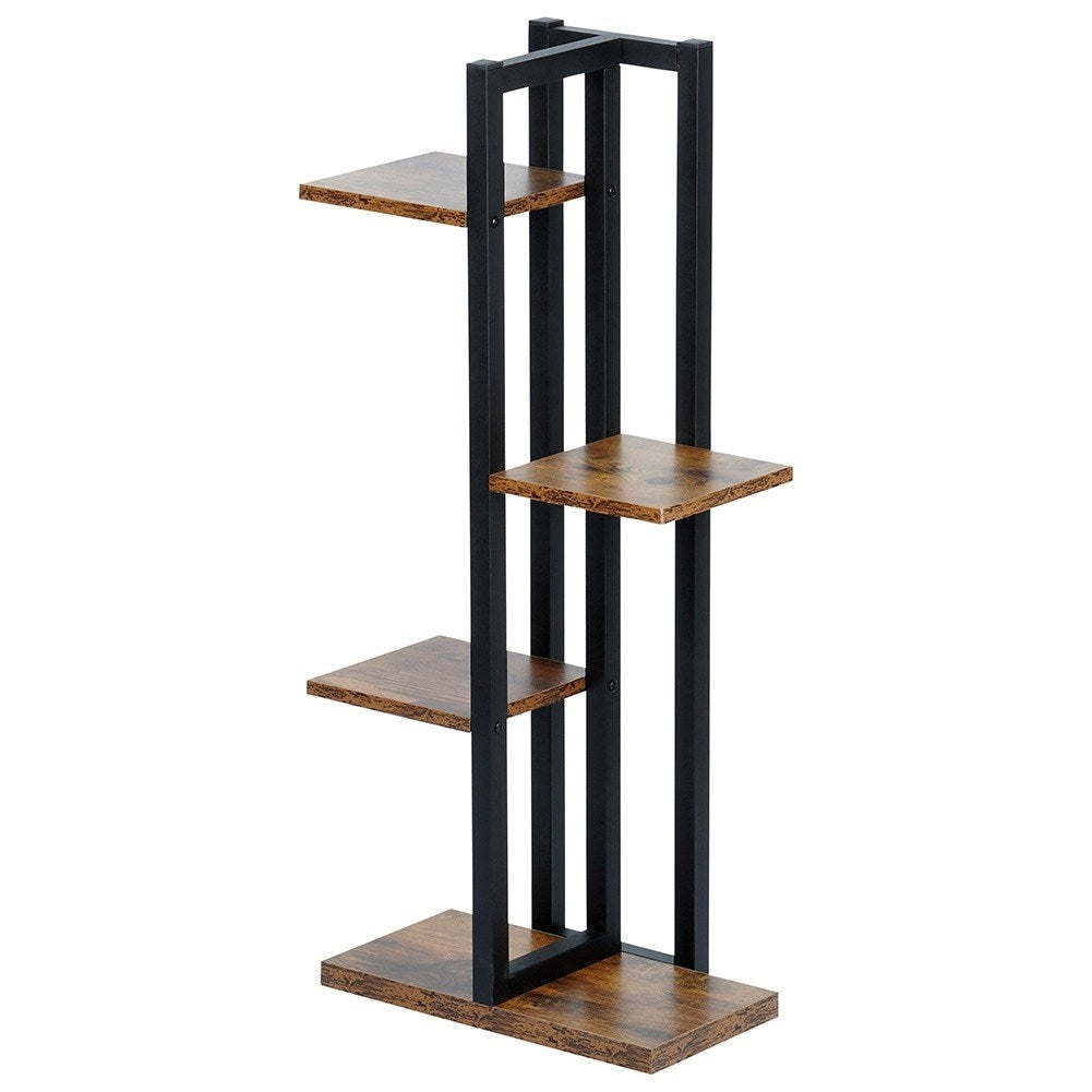 Metal flower stand with 5 places and industrial style