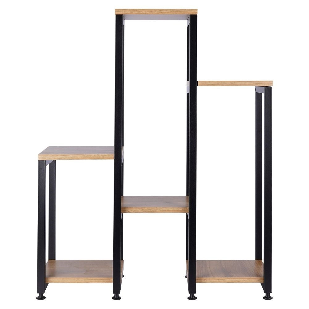 Metal flower stand with 6 levels, industrial style